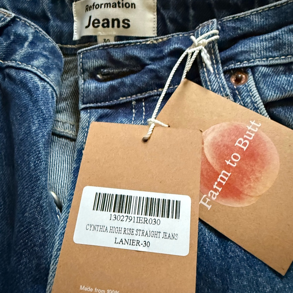Reformation Indigo High Rise Jeans